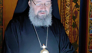 В четверг первой седмицы Великого поста архиепископ Юстиниан молился за уставным богослужением в Казанском соборе Элисты