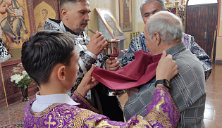 Архиепископ Юстиниан совершил Литургию Преждеосвященных даров в храме Городовиковска