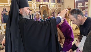 В праздник Похвалы Пресвятой Богородицы архиепископ Юстиниан совершил Литургию в храме села Приютное
