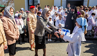 Воспитанники Воскресной школы Казанского собора  приняли участие в акции «Добрая весточка»