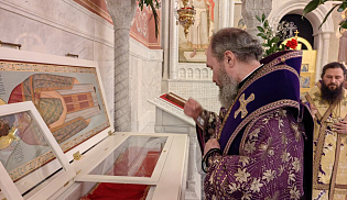 Архиепископ Юстиниан принимает участие в торжествах по случаю дня памяти сщмч. Николая Попова в Волгограде 