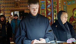 В понедельник первой седмицы Великого поста архиепископ Юстиниан молился за уставным богослужением в Казанском соборе Элисты