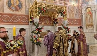 Архиепископ Юстиниан принимает участие в торжествах по случаю дня памяти сщмч. Николая Попова в Волгограде 